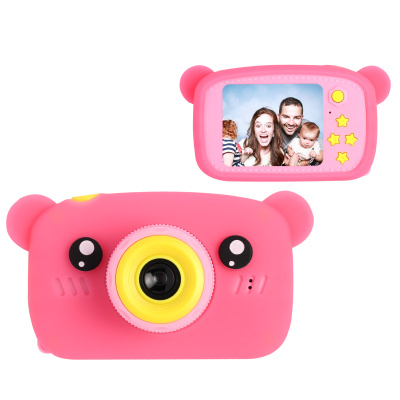 Цифровой детский фотоаппарат XOKO KVR-005 Bear Розовый
