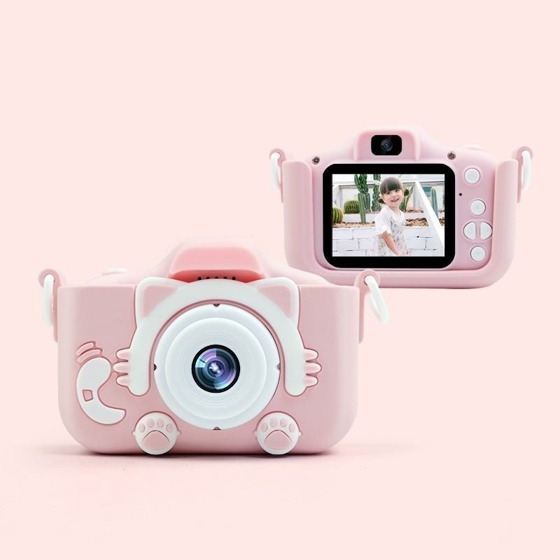 Силіконовий чохол і ремінець для цифрового дитячого фотоапарата XOKO KVR-001 рожевий