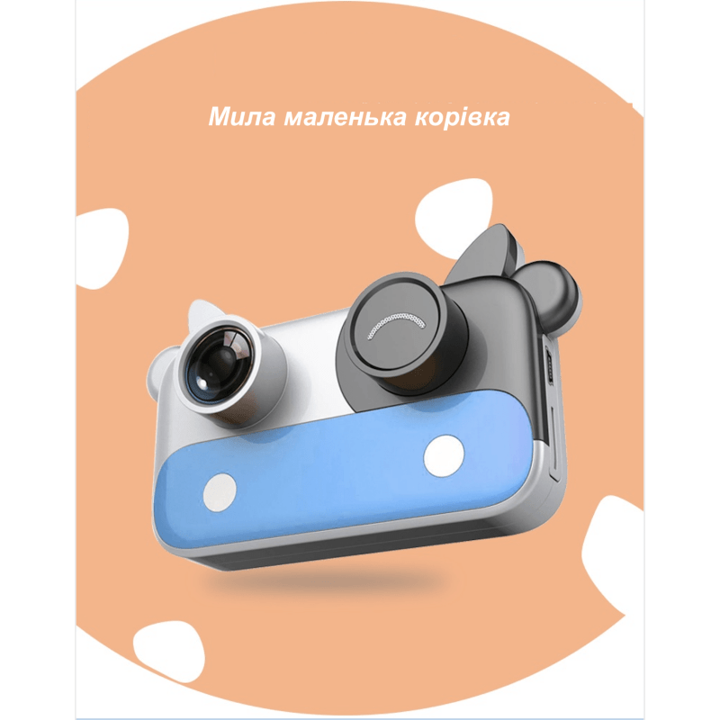 Цифровий дитячий фотоапарат XOKO KVR-050 Cow Синій