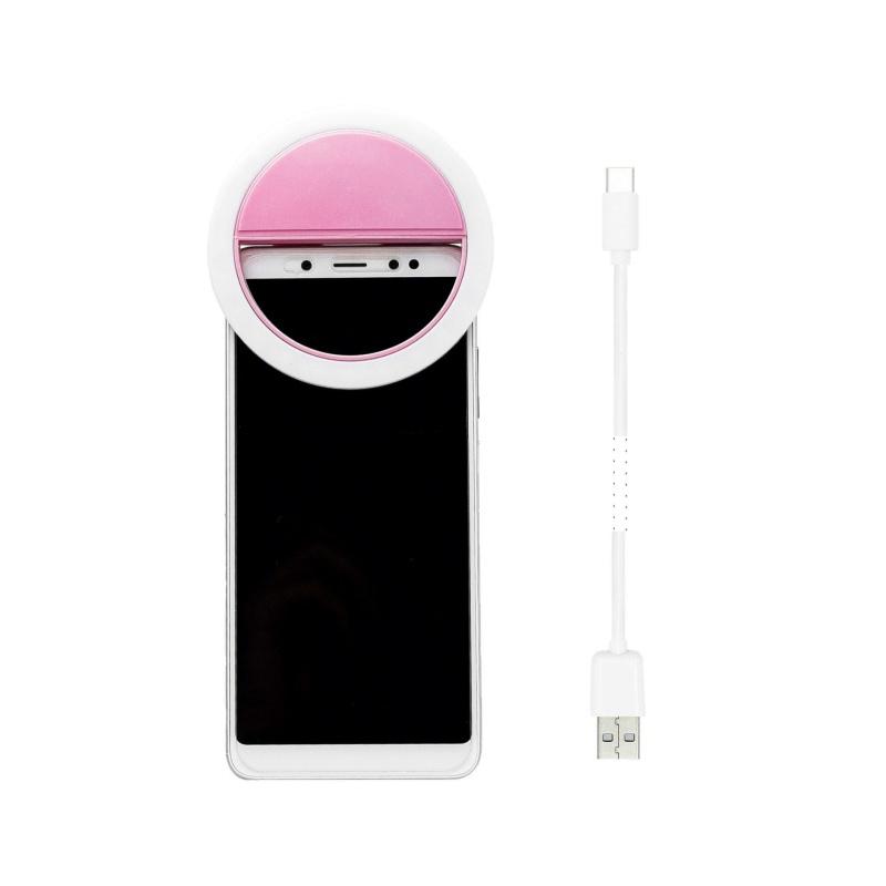 Селфі-кільце XOKO BS-005U Pink, LED 8,5 см