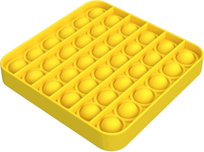 Игрушка антистресс Sibelly Pop It Mono Square Yellow