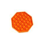 Набор 2 в 1: Игрушка антистресс Sibelly Pop It Квадрат Glow in Dark + Mono Восьмиугольник Orange