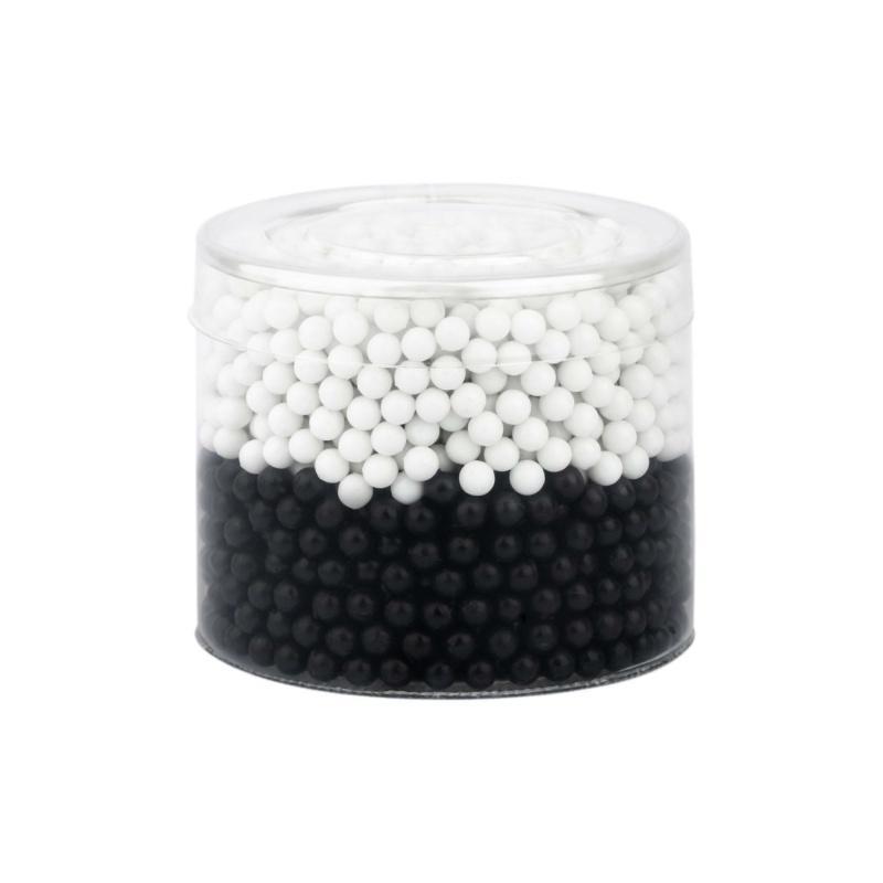 Додаткові кульки до аквамозаїки ХОКО Mix 2 Color White/Black  (150 грам)