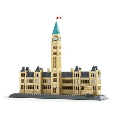 Конструктор Wange Парламентский холм-Здание парламента Канады (4221)