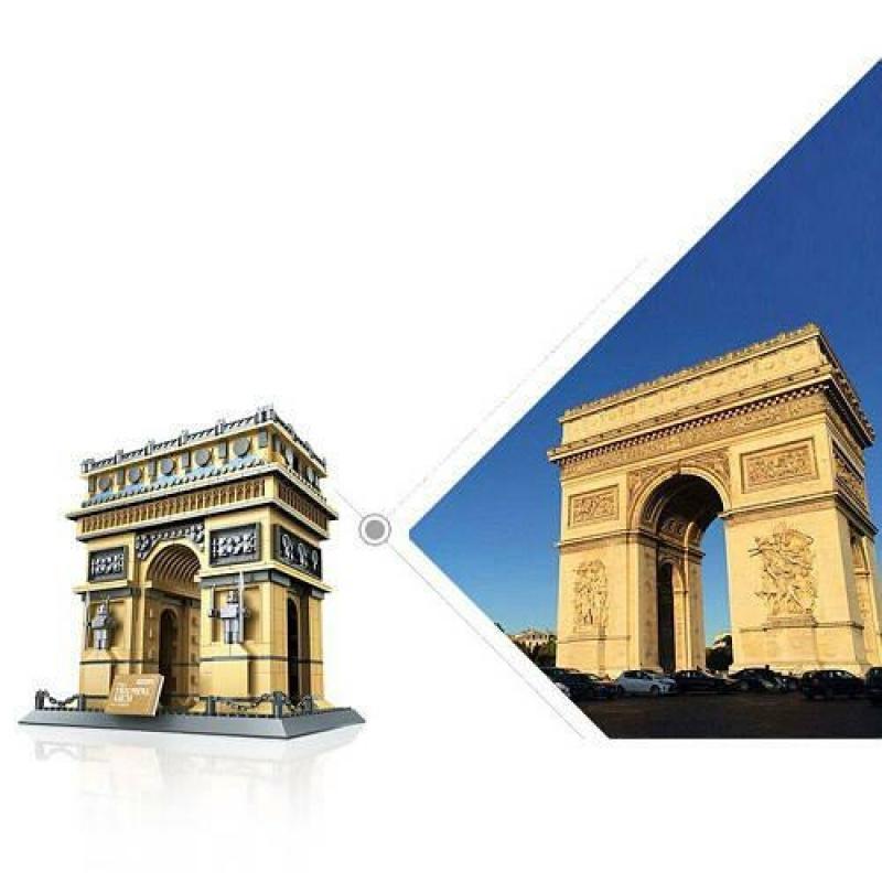 Конструктор Wange Тріумфальна арка Парижа,  Франція (5223)