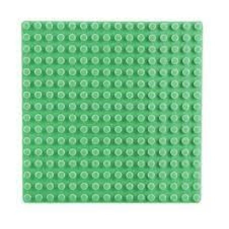 Конструктор Wange "Опорна (базова) плита для конструювання 16x16 зелена" (8802)