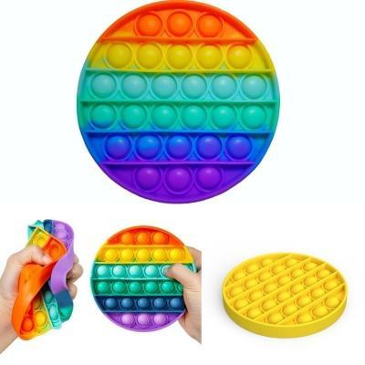 Набір іграшок антистрес Sibelly Pop It Rainbow Square х 2 шт + Yellow Octagon